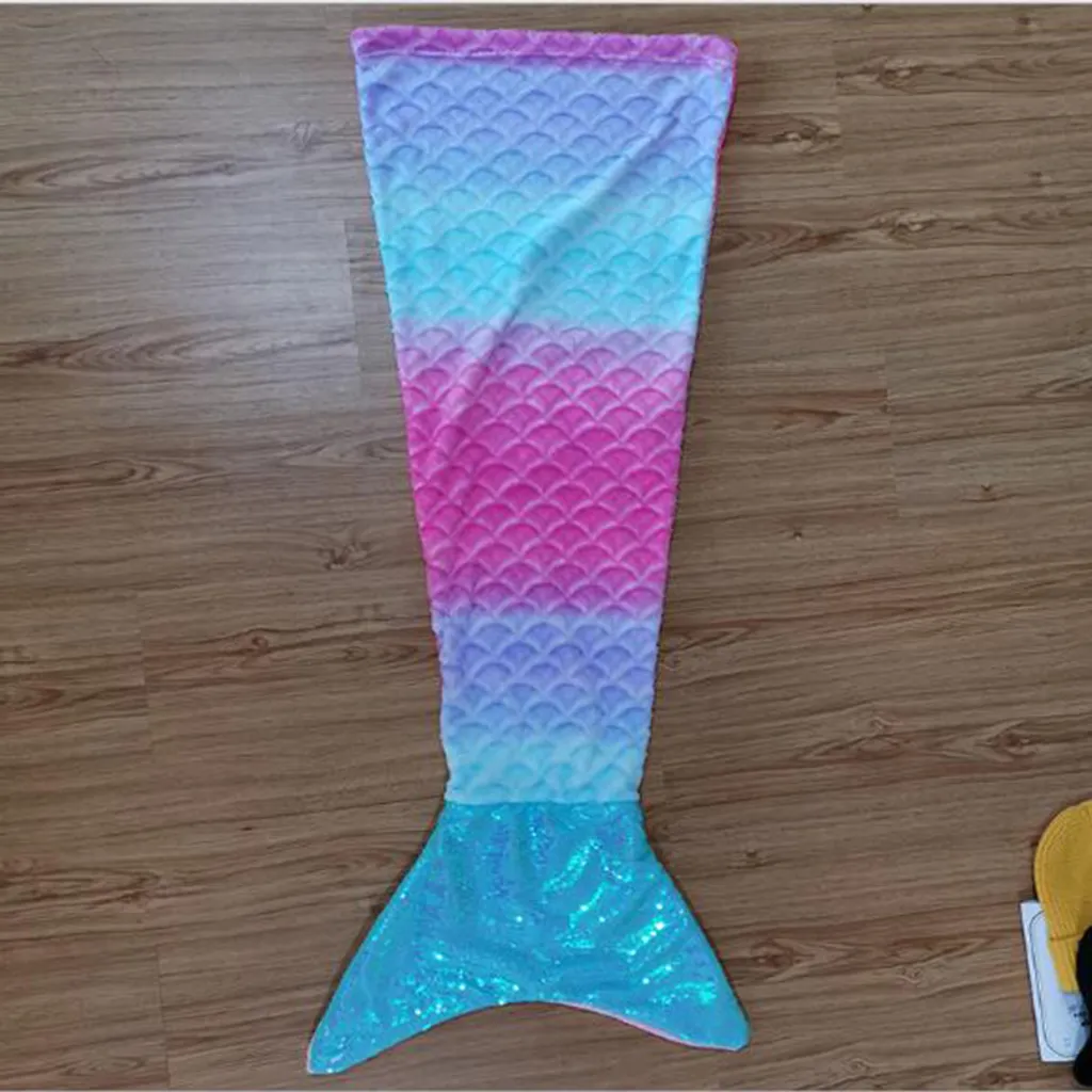 Kinder Meerjungfrau Decke Geschenke Beste - Personalisierte Warmes Wohnzimmer Sofa Decke Schlafsack Spielzeug Kinder Für Weihnachts Geburtstagsgeschenk – Bild 5
