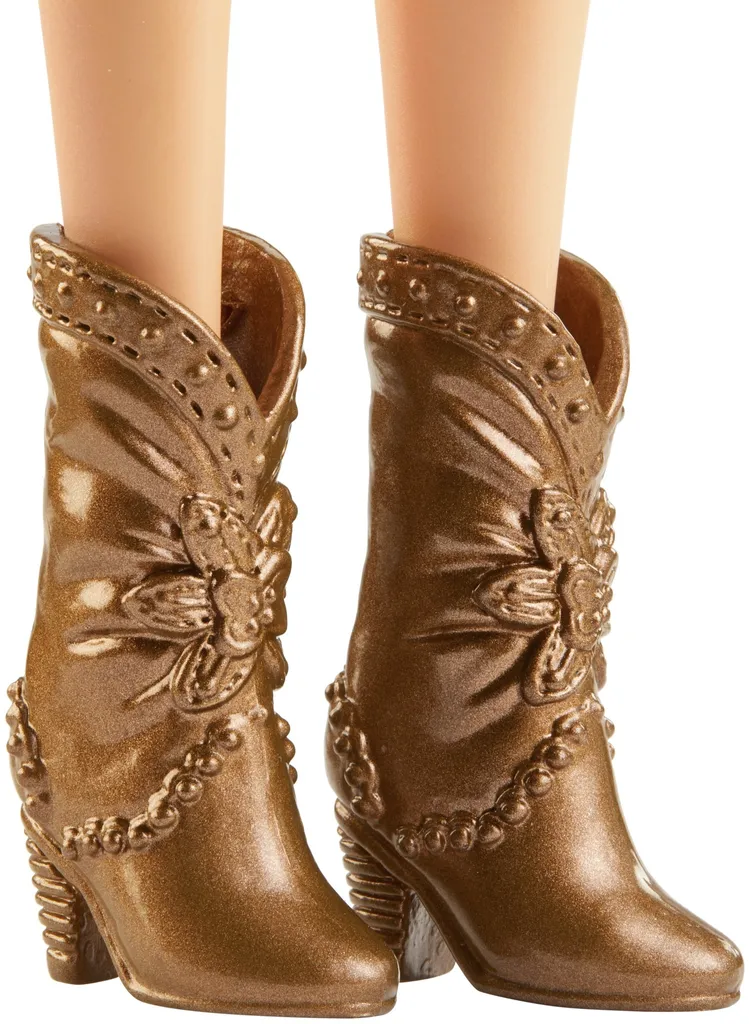 Barbie Fashionistas Puppe Im Blumenkleid & Cowboystiefeln – Bild 7