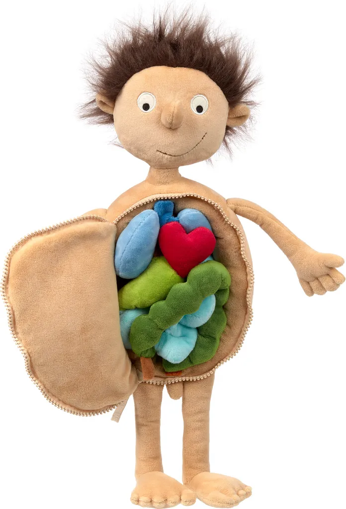 Sigikid Lernpuppe Erwin Der Kleine Patient Mehrfarbig 44cm, 38322 – Bild 4