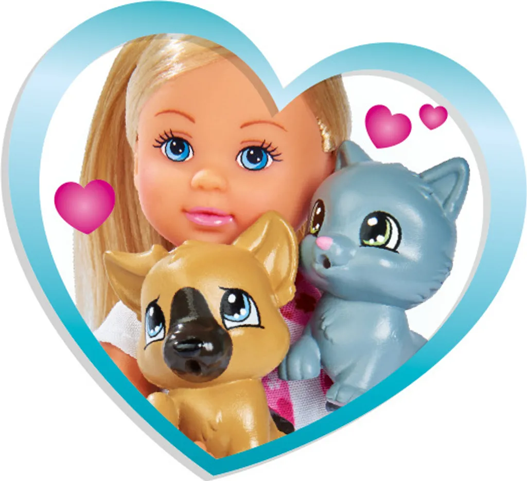 SIMBA TOYs Simba Spielset Evi Love 2-in-1 Tier-Mobil 12 Cm Weiß – Bild 15