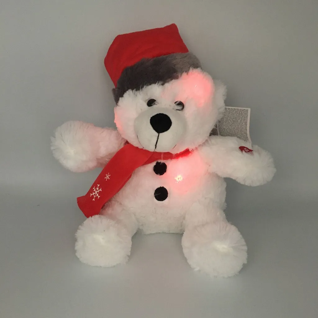 Sunkid - Weihnachten - Teddybär - Bär - Plüsch - Kuscheltier - Mit Beleuchtung - 25 Cm – Bild 4