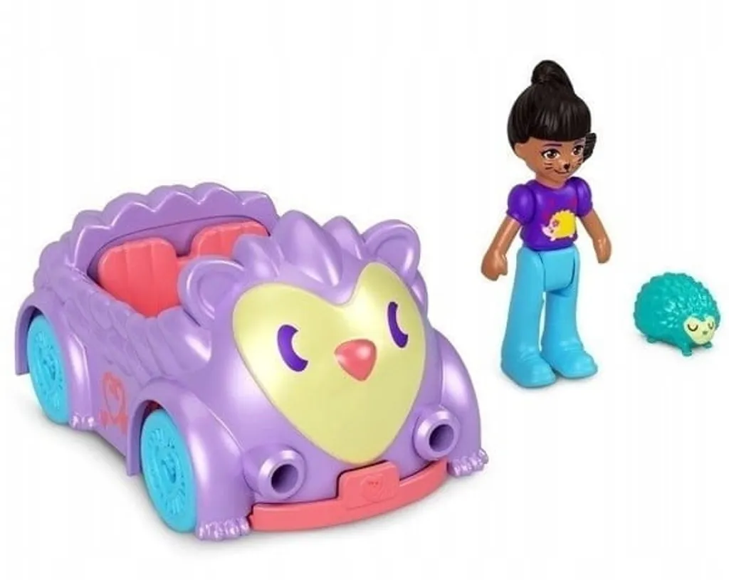 Mattel Polly Pocket Puppe Mit Auto Igel