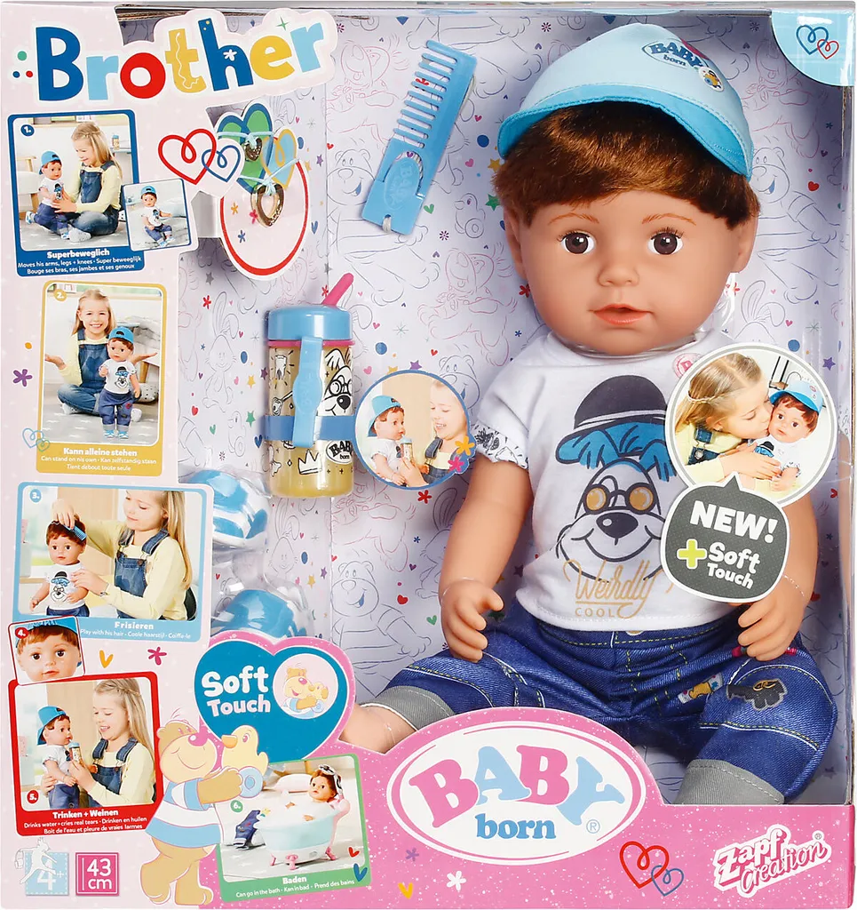 Zapf Creation Zapf BABY Born? Soft Touch Brother 43 Cm| 827826 – Bild 12