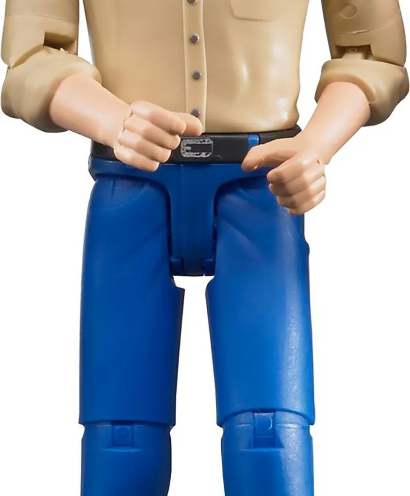 Bruder 60006 Bworld - Mann, Blond Mit Blauer Hose – Bild 5