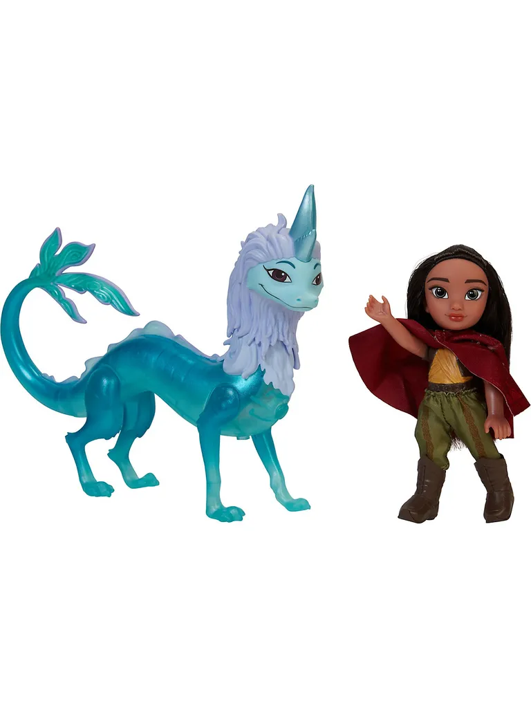 Jakks Pacific Spielwaren Raya Der Letzte Drache - Kleine Raya Puppe & Sisu Drache 15 Cm Mit Funktion Stehpuppen Puppen Großpuppen – Bild 2