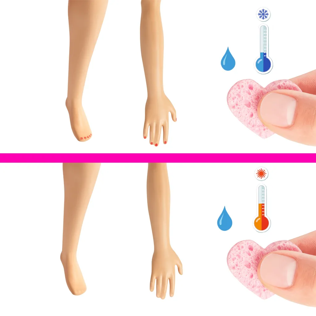 Barbie Mani-Pedi Puppe (blond) Spielset, Anziehpuppe, Nagelstudio Mit Zubehör