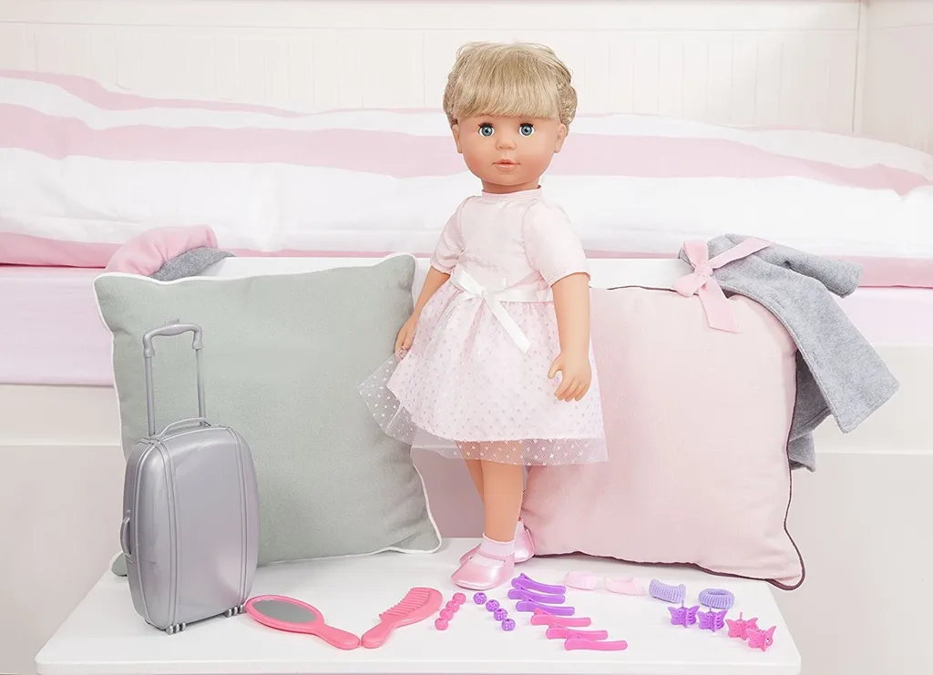 Bayer Design - Charlene Interactive Puppe Mit Haaren Und Zubehör, Sprechend, Grau, Rosa – Bild 16