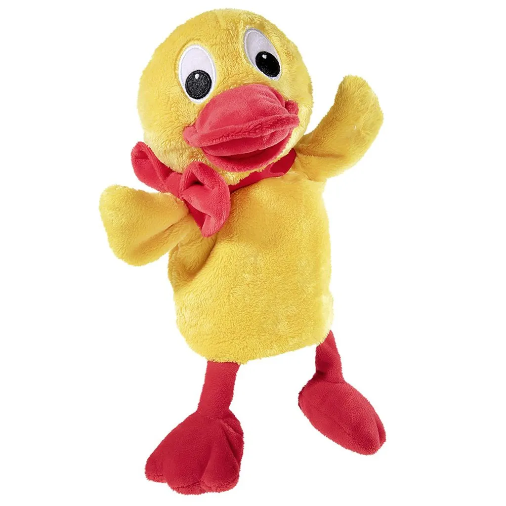 HEUNEC 643468 - Handpuppe Schnatterinchen Ca. 28cm – Bild 3