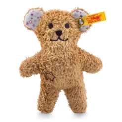 Steiff 240669 Mini Knister-Teddybär Mit Rassel, Plüsch, 11 Cm, Braun