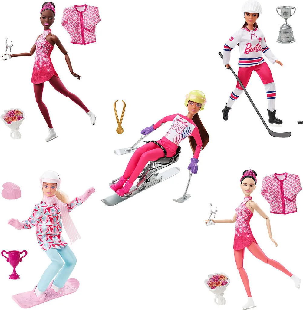 Barbie Snowboarderin Puppe, Barbie Set Inkl. Zubehör – Bild 8