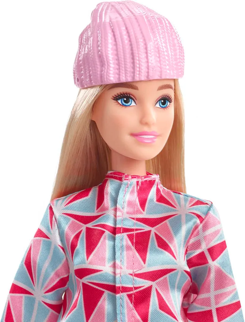 Barbie Snowboarderin Puppe, Barbie Set Inkl. Zubehör – Bild 2