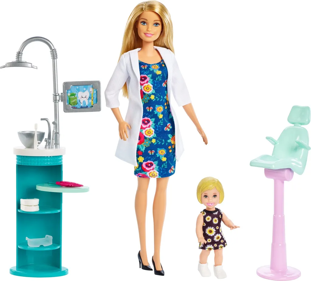 Barbie Zahnärztin-Puppe (blond) Und Spielset – Bild 3