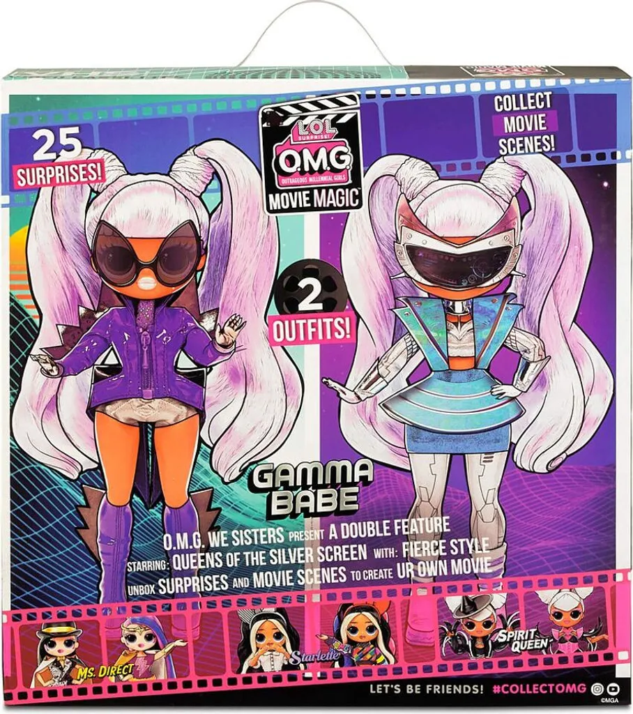 MGA Entertainment LOL OMG Movie Gamma Babe Magic Puppe Babypuppe Kinderpuppe – Bild 4