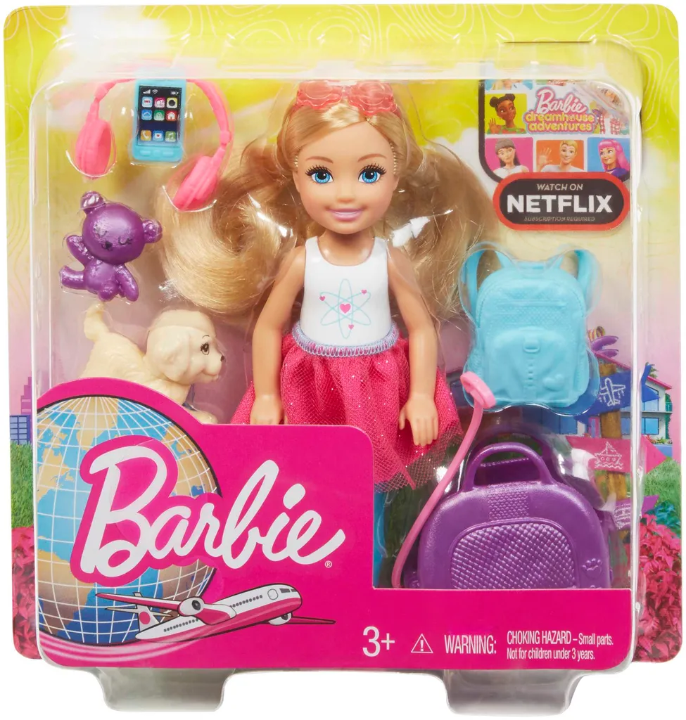 Barbie Reise Chelsea Puppe Und Zubehör – Bild 6
