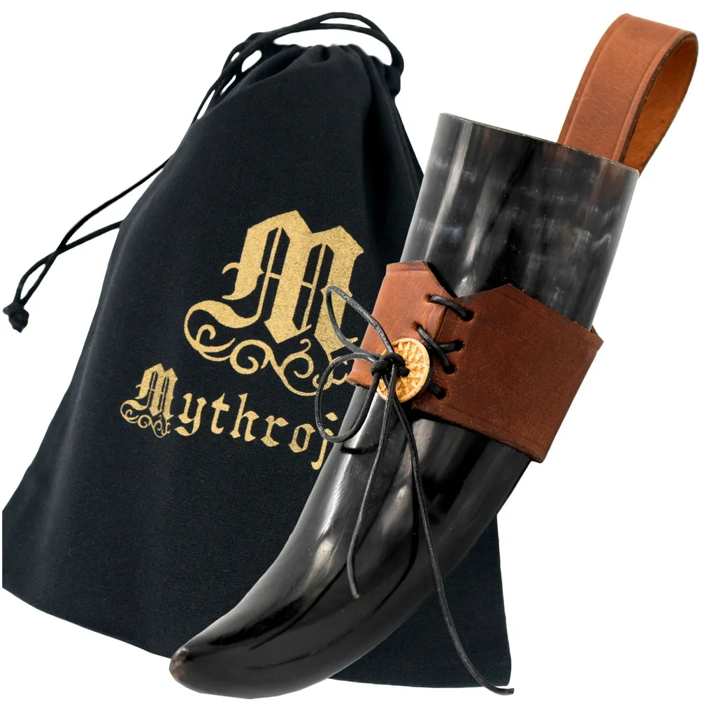 Trinkhornhalter Mit Trinkhorn 0,25 L -0,65 L 0,4 L