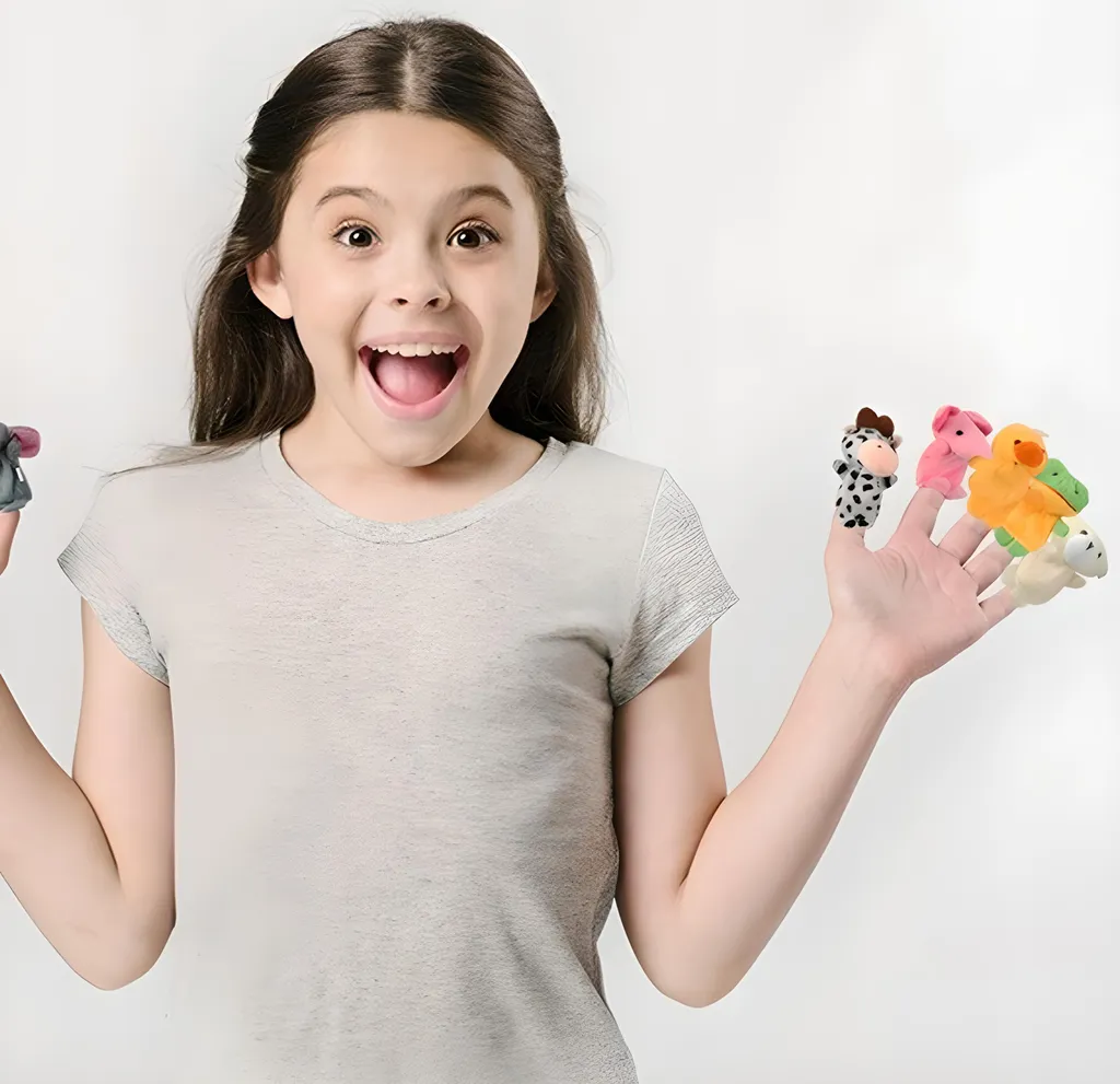 Baby Fingerpuppen-Set 10 St Finger Puppets Zum Spielen Lernen Wollpuppe Geschichte Spielen Lernen Meerestiere Tierspielzeug Fingerpuppen Lernspielzeug Tiere Retoo – Bild 11