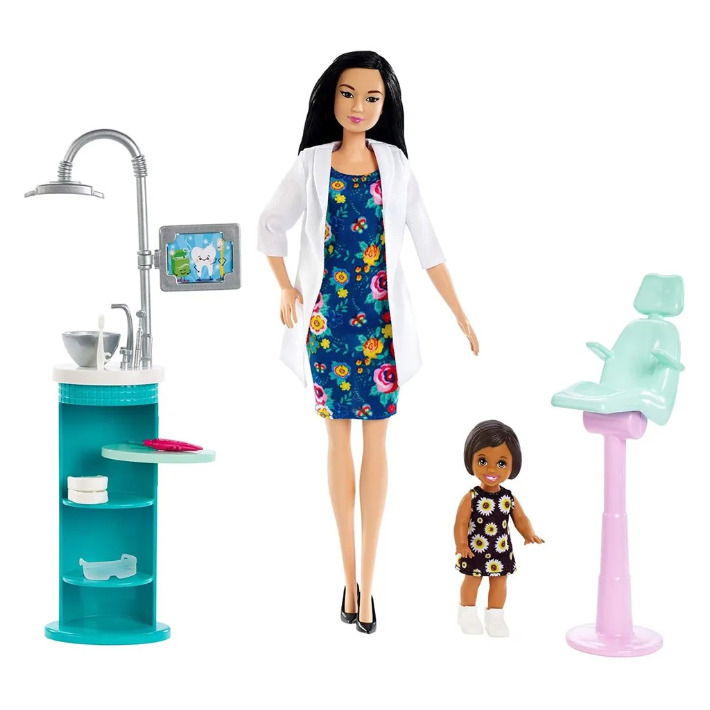 Barbie Zahnärztin-Puppe (brünett) Und Spielset – Bild 7