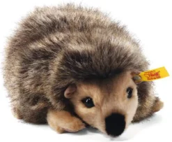 Steiff Joggi Igel 16 Braun Meliert Stehend 070792