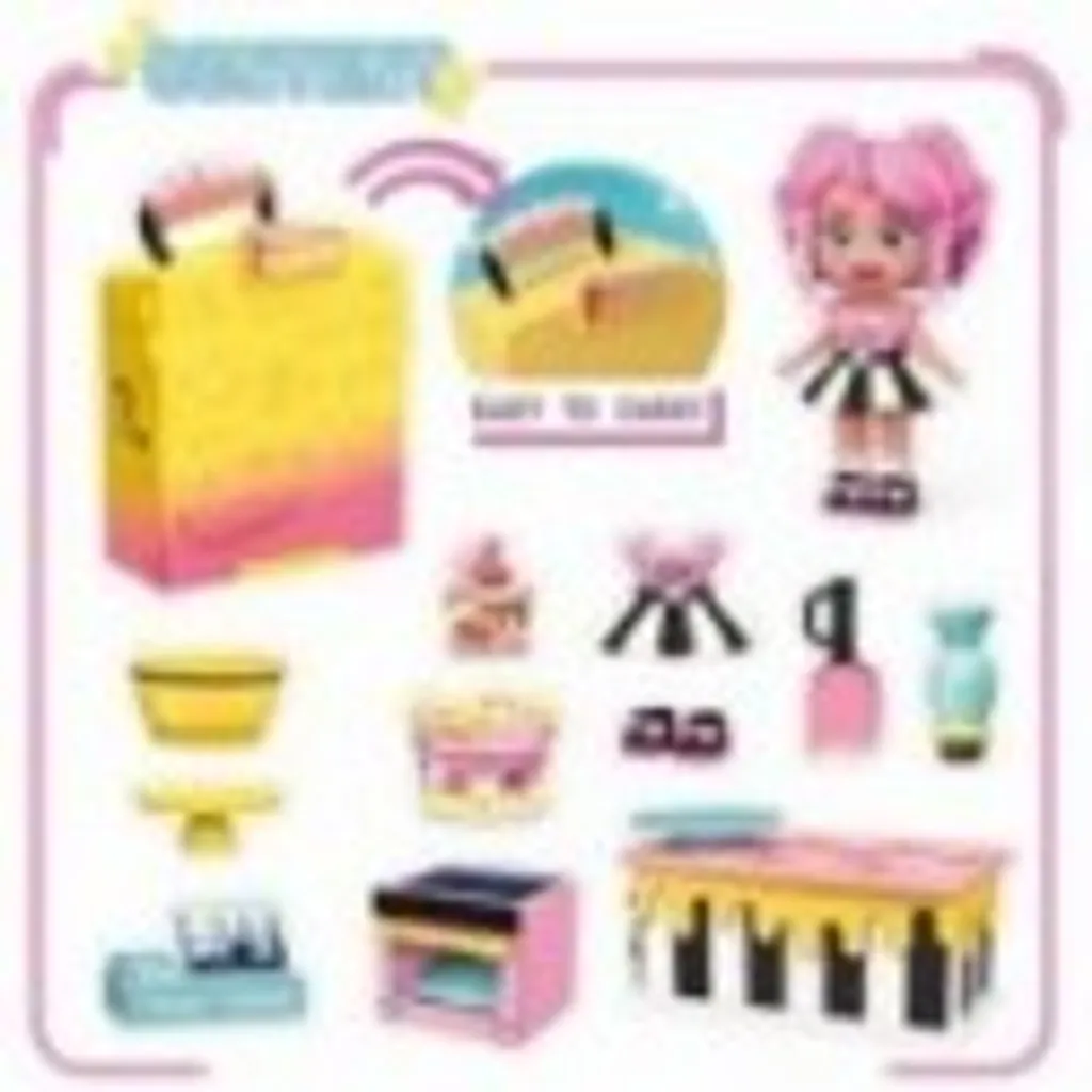 Kookyloos Tiffanys Pop Up Bäckerei Spielset Mini Puppe Spielfigur – Bild 10