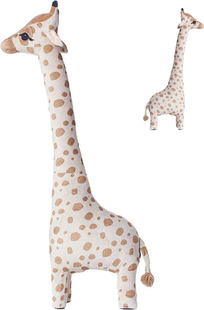 Plüschtiere Giraffe, Plüschtier Süßes Kuscheltier Weiche Giraffe Spielzeug Puppe Geburtstagsgeschenk,67cm – Bild 2