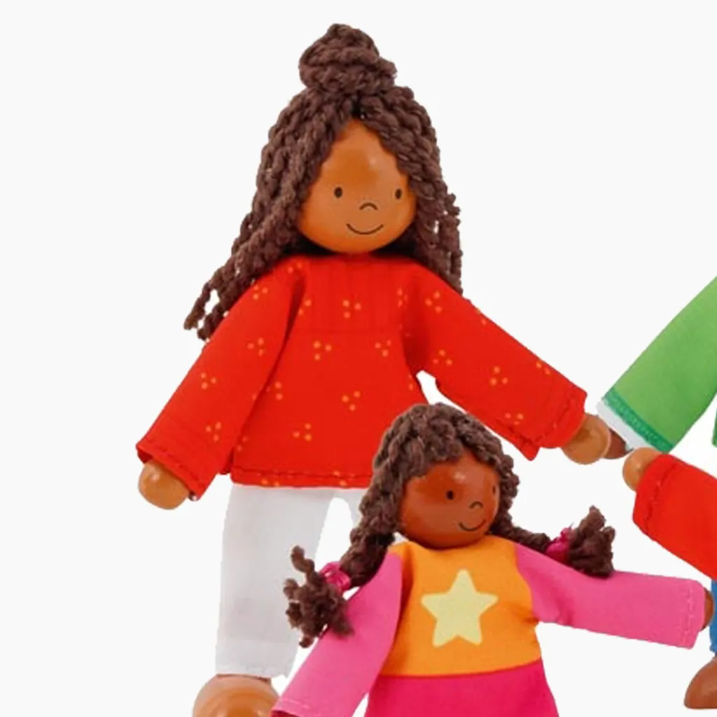 Goki Biegepuppen Farbige Familie â Bild 3